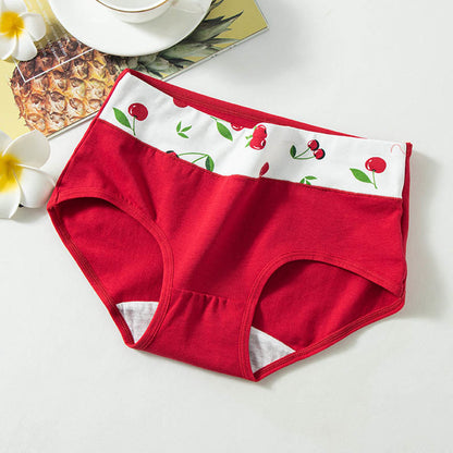 Plus Size Love Cherry Panty(5 Packs)