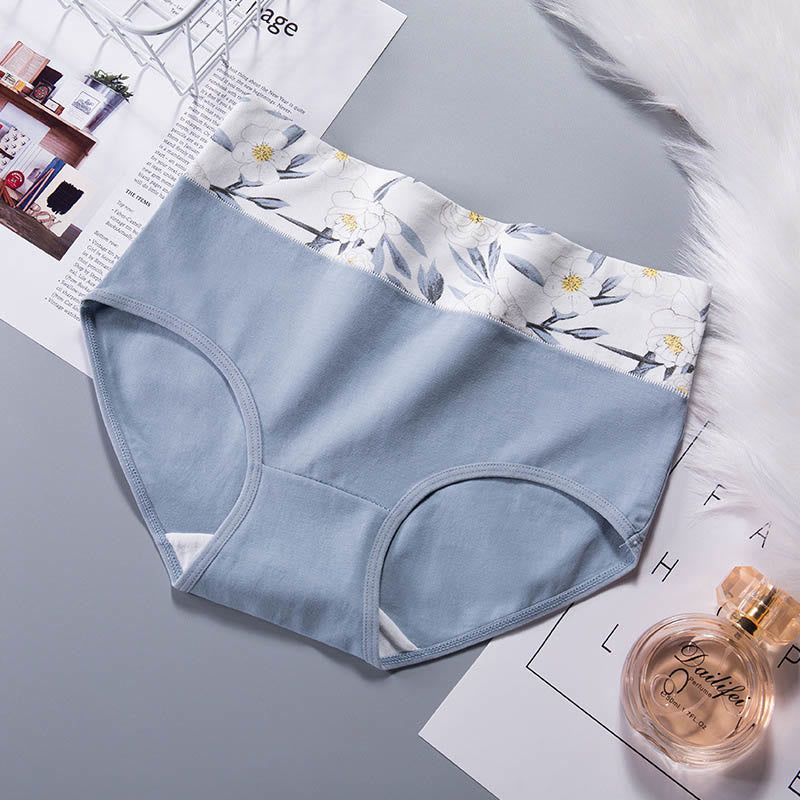 Flowers Panty(3 Packs) - Blue - 2XL - image 6