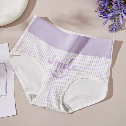 Plus Size Smiley Flower Panty(4 Packs)