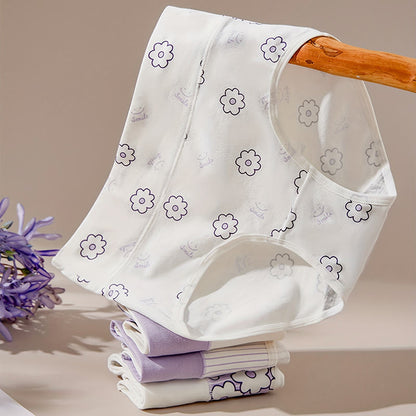 Smiley Flower Panty(4 Packs) - image 0