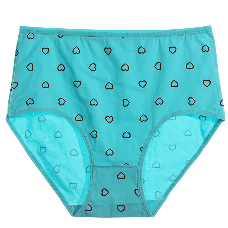 Red Heart Panty(3 Packs) - Lake Blue - 5XL - image 3