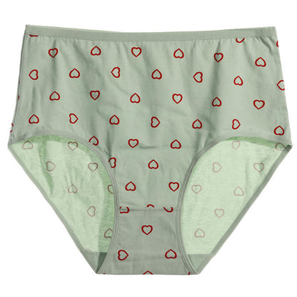 Plus Size Red Heart Panty(3 Packs)