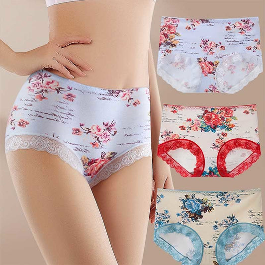 Plus Size Lace Panty(4 Packs)