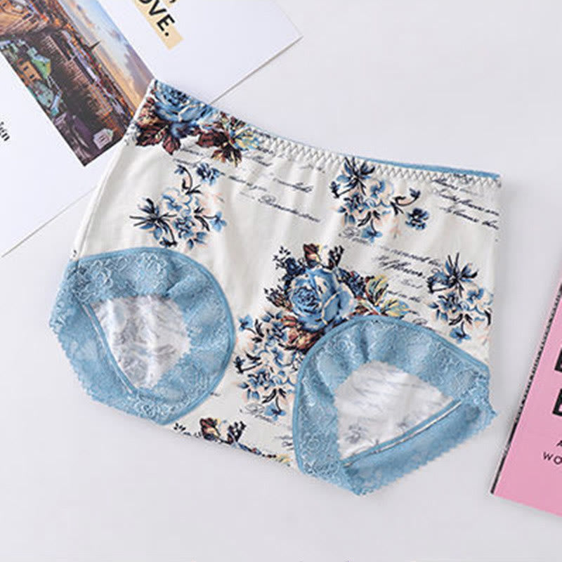 Lace Panty(4 Packs) - Blue - XL - image 17