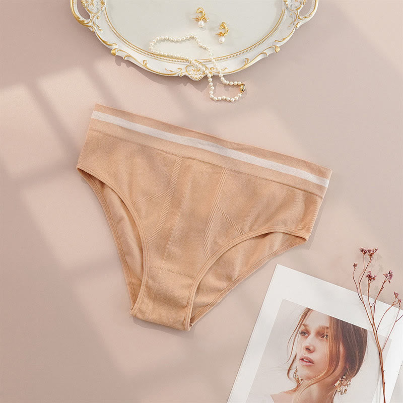 Breathable Seamless Panty(4 Packs) - Nude - 4XL - image 7