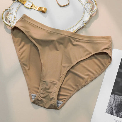 Threaded Waist Panty(5 Packs) - Khaki - 4XL - image 4