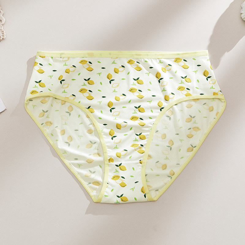 Plus Size Cute Pattern Panty(7 Packs)