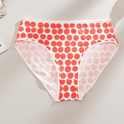 Plus Size Cute Pattern Panty(7 Packs)