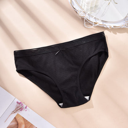 Bow Panty(5 Packs) - Black - 4XL - image 4