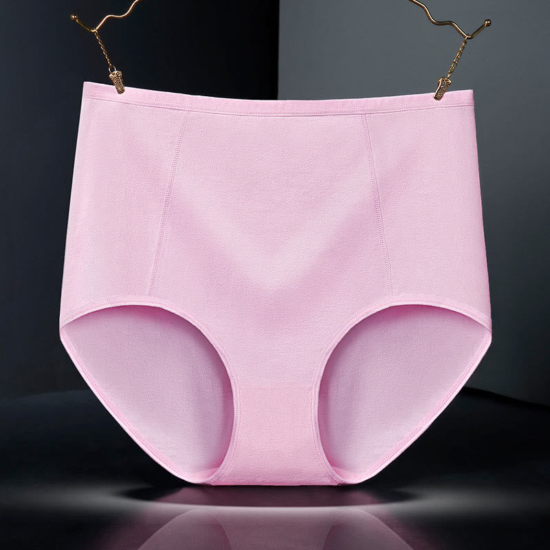Breathable Butt Lift Panty(4 Packs) - Light Pink - 3XL - image 6