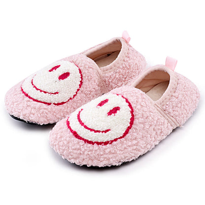 Plus Size Cute Smiling Face Slippers - Pink - EU50-51(US15-16) - image 6