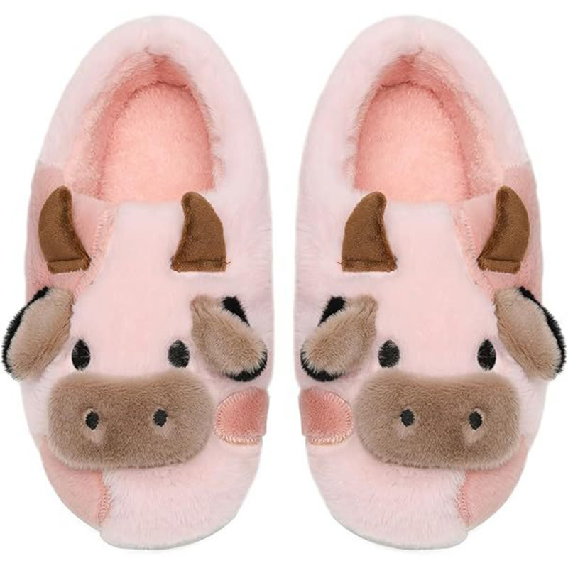 Plus Size Dairy Cow Slippers - Pink - EU50-51(US15-16) - image 11
