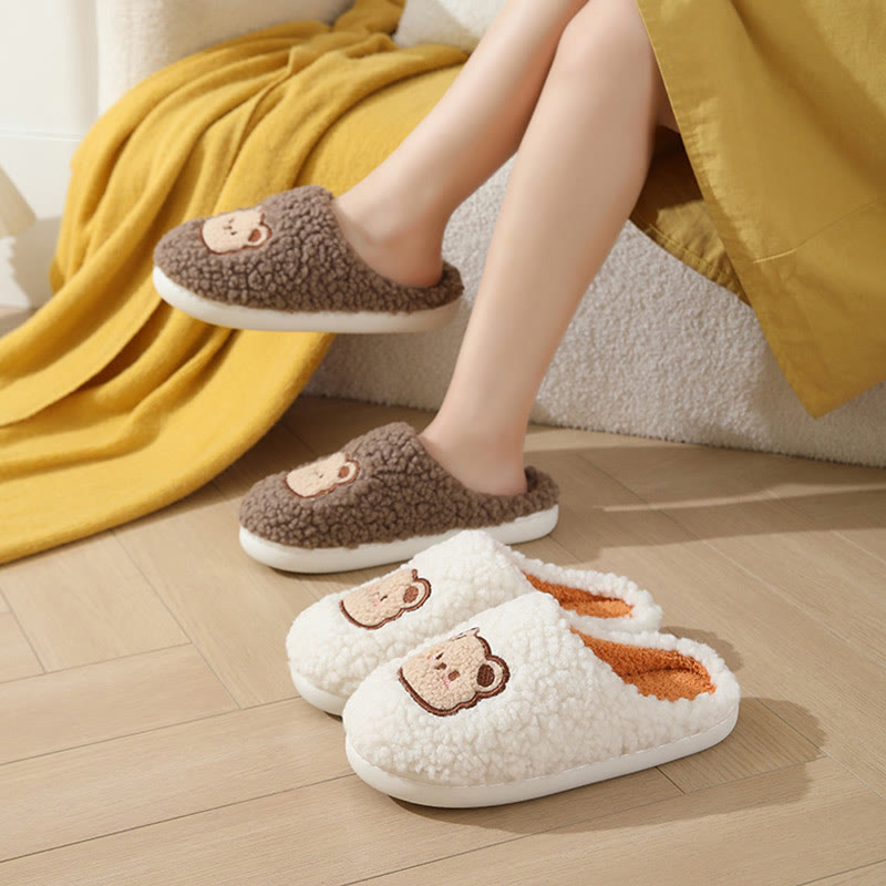 Plus Size Cartoon Bear Slippers - image 1