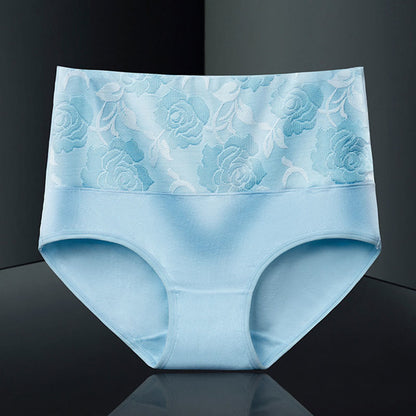 Exquisite Printing Panty(4 Packs) - Blue - 5XL - image 8