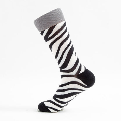Plus Size Plaid Heart Crew Socks(5 Pairs)
