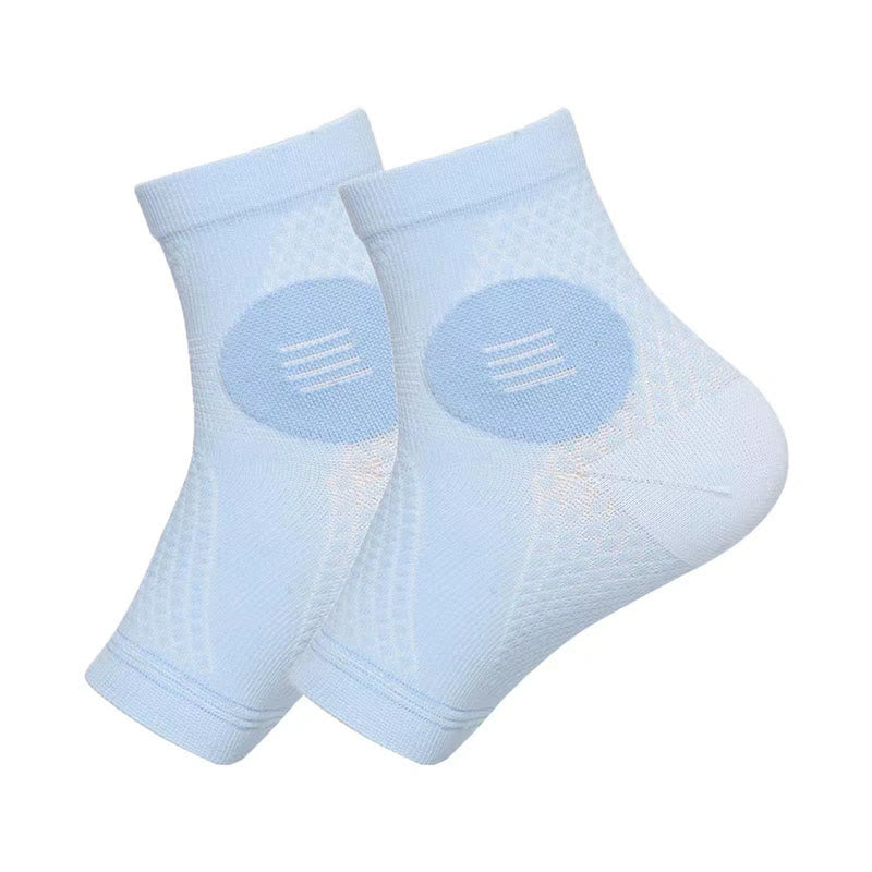 Open Toe Sweat Wicking Ankle Braces(2 Pairs) - Blue - L/XL - image 3