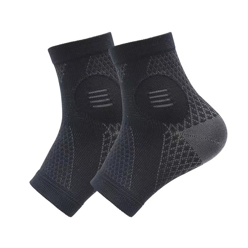 Open Toe Sweat Wicking Ankle Braces(2 Pairs) - Black - L/XL - image 4
