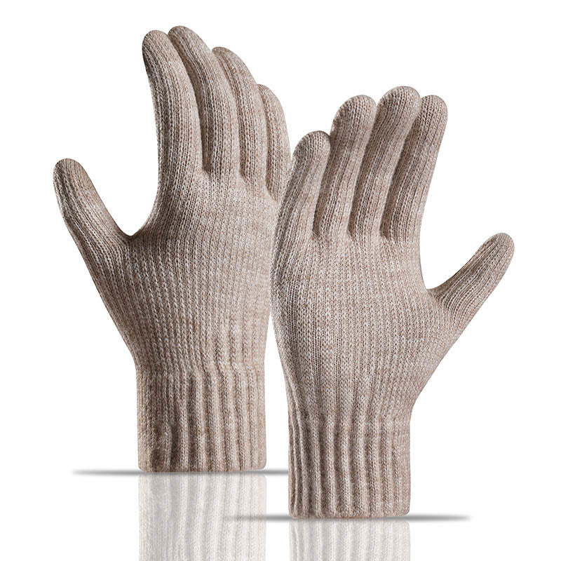 Soft Skin Friendly Gloves - Khaki - One Size - image 1