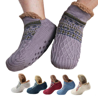 Plus Size Thickened Knitted Home Slipper Socks - image 14