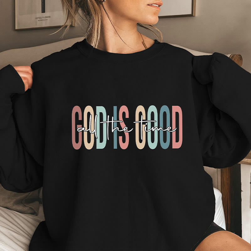 Plus Size God Sweatshirt - Black - 3XL - image 3