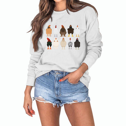 Plus Size Chick Print Sweatshirt - image 23