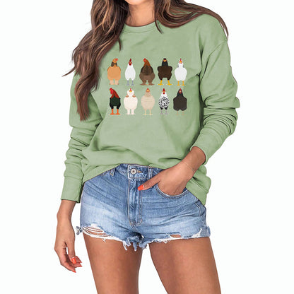 Plus Size Chick Print Sweatshirt - image 26