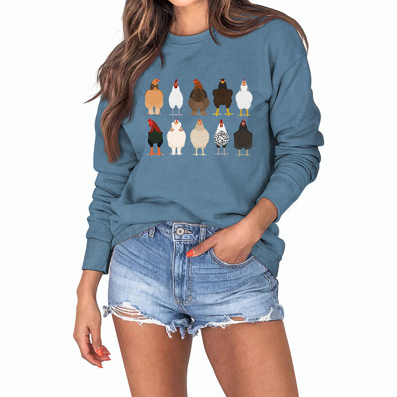 Plus Size Chick Print Sweatshirt - image 16
