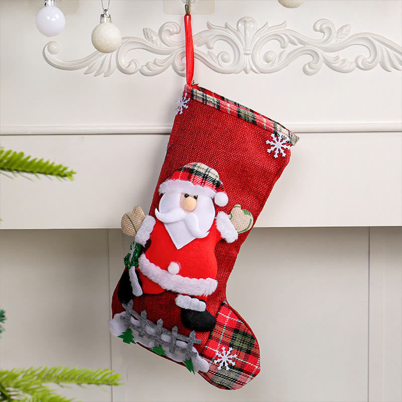 Plus Size Christmas Large Handing Socks(4 Pairs) - image 7