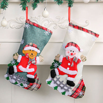 Plus Size Christmas Large Handing Socks(4 Pairs) - image 3