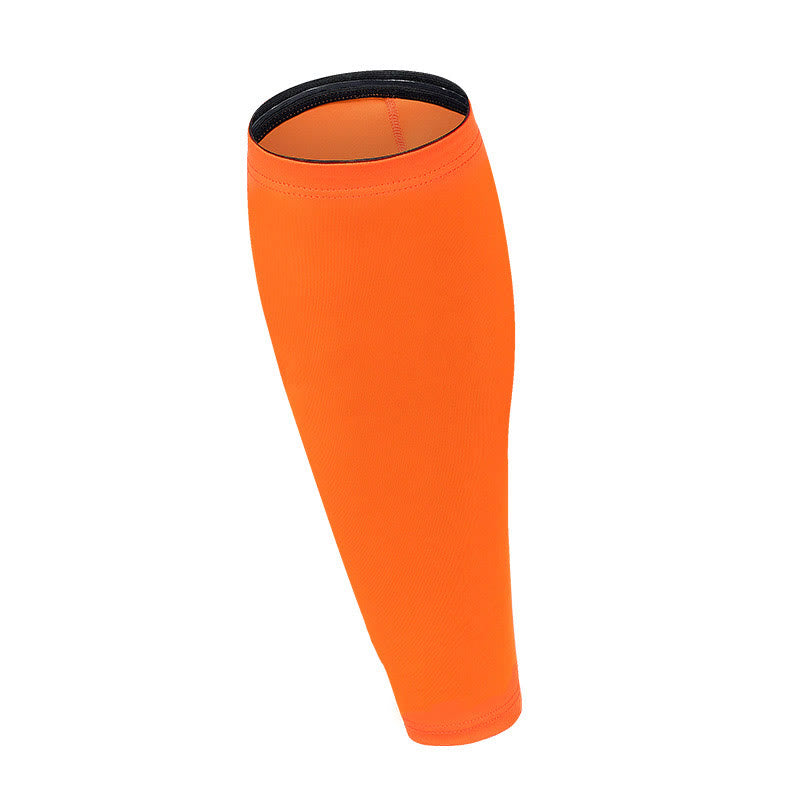 Running Calf Compression Sleeve - Orange - XL - image 14