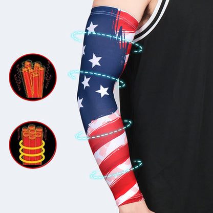 American Flag Compression Arm Sleeves