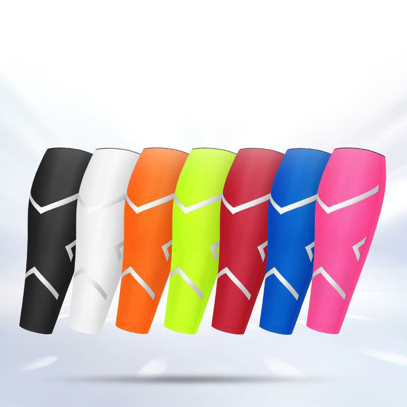 Outdoor Activities Calf Compression Sleeve - Fluorescent Green - XL - image 2