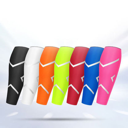 Outdoor Activities Calf Compression Sleeve - Fluorescent Green - XL - image 2