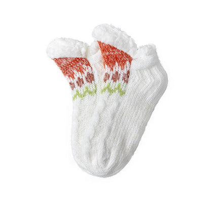 Plus Size Lambswool Slipper Socks - White - EU36-41(US3-7.5) - image 3