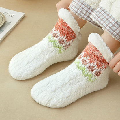 Plus Size Lambswool Slipper Socks - image 1