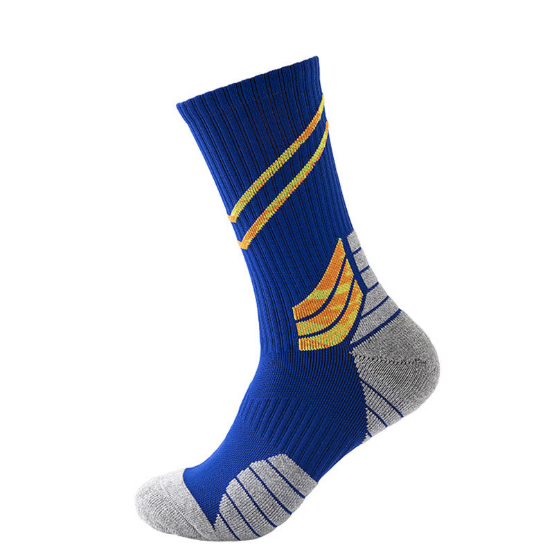Plus Size Stripe Slash Quarter Compression Socks(7 Pairs)