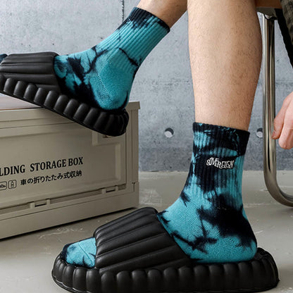 Letter Embroidery Quarter Socks(3 Pairs) - image 6