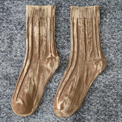 Retro Quarter Socks(3 Pairs) - Coffee - EU37-41(US4-7.5) - image 7