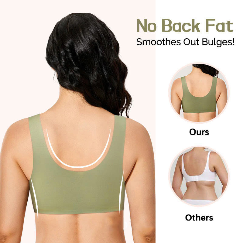 Button Front Comfy Wireless Bras(2 Packs) - image 4
