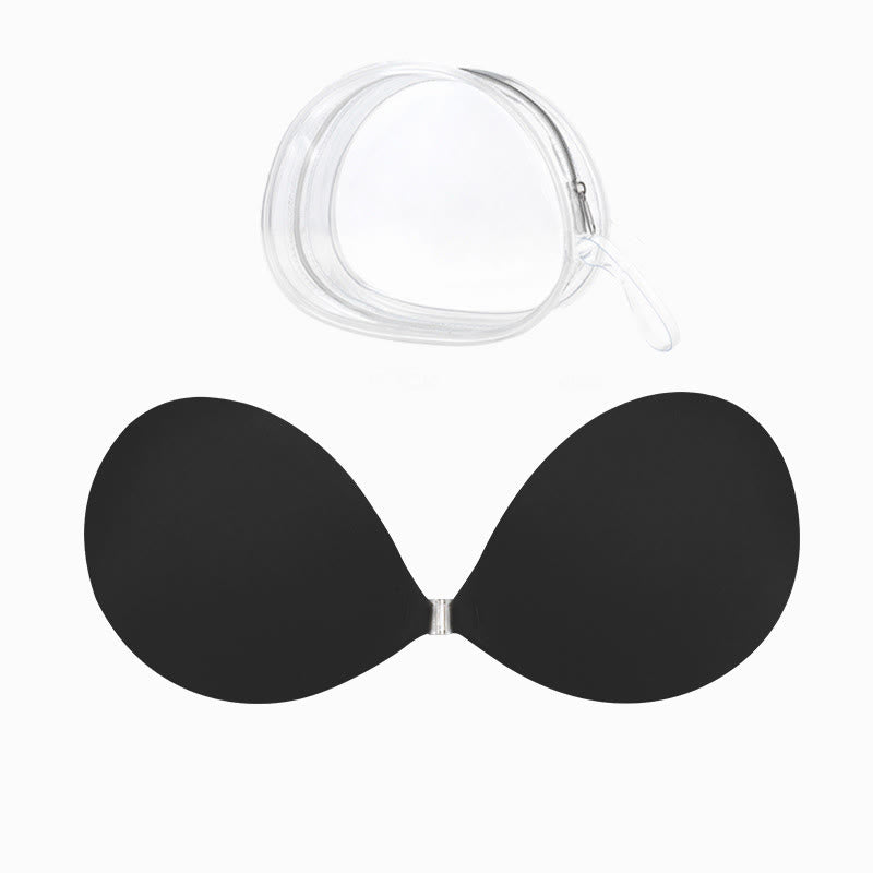 Invisible Strapless Sticky Bra - Black - F - image 2