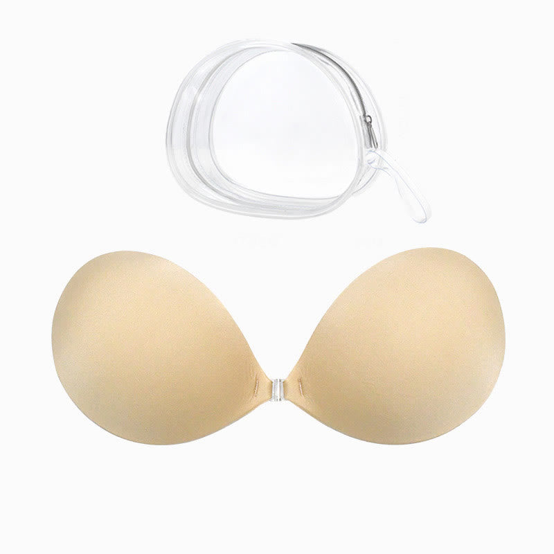 Invisible Strapless Sticky Bra - Nude - F - image 3