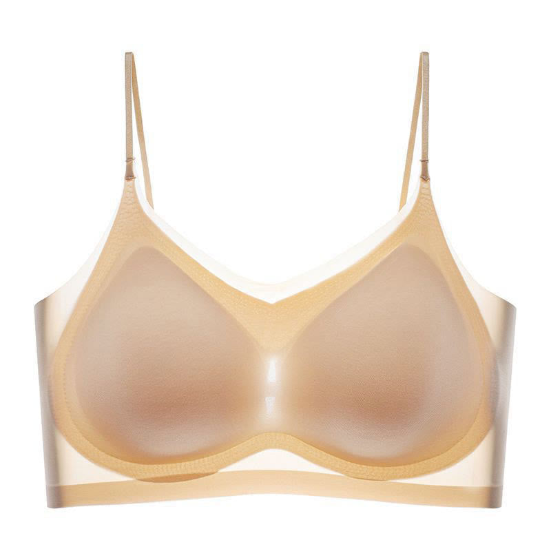 Ice Silk Comfort Wireless Bra(2 Packs) - Nude - 4XL - image 9