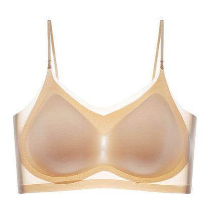 Ice Silk Comfort Wireless Bra(2 Packs) - Nude - 4XL - image 9