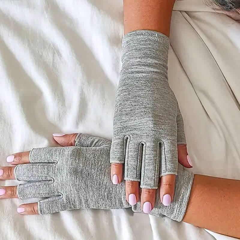 Moisture Wicking Fabric Compression Gloves - image 0