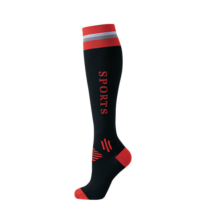 Color Matching Sport Compression Socks(6 Pairs)