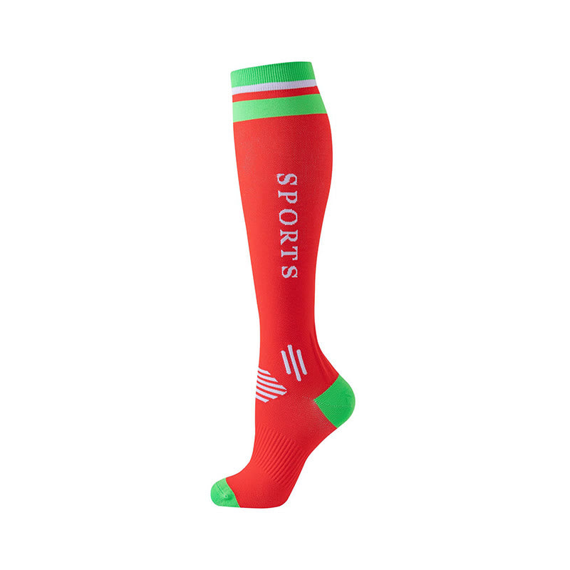 Color Matching Sport Compression Socks(6 Pairs)