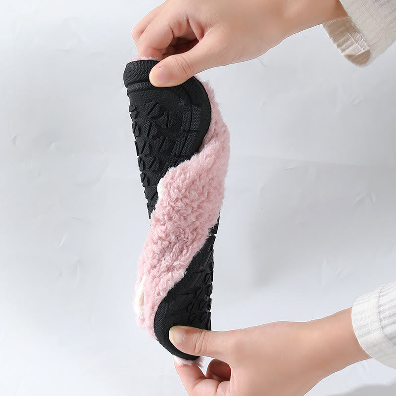 Plus Size Fuzzy Curly Fur Slippers - image 6