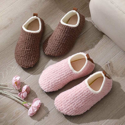 Plus Size Fuzzy Curly Fur Slippers - image 5