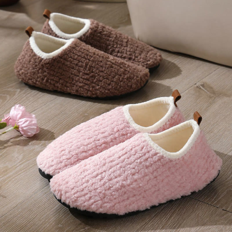 Plus Size Fuzzy Curly Fur Slippers - image 16