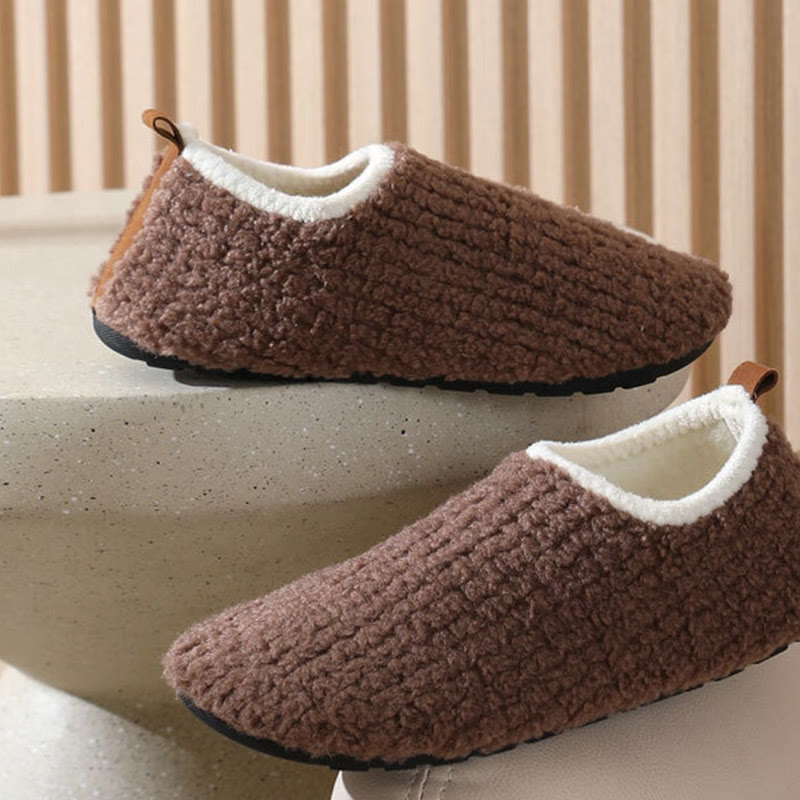 Plus Size Fuzzy Curly Fur Slippers - image 14